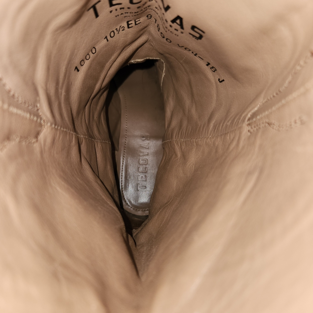 Tecovas Rich Brown Leather Cowboy Boots Size 10.5 - Picture 14 of 14